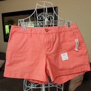 NWT Old Navy sz 6 Pixie coral shorts